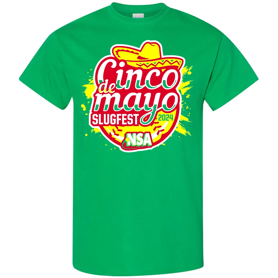 2024 NSA Cinco de Mayo Slugfest Fastpitch Tournament T-Shirt