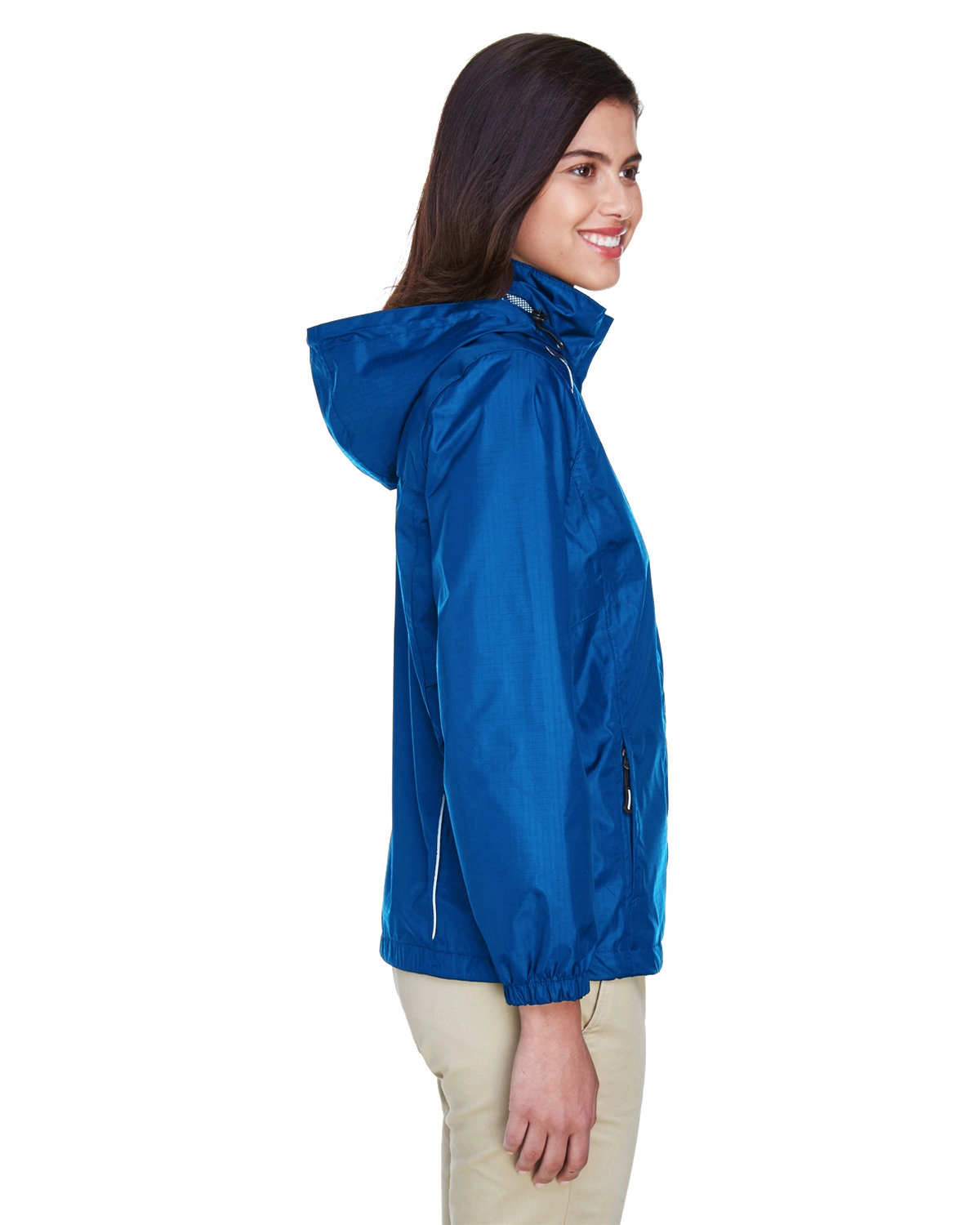 78185 Ash City - Core 365 Ladies' Climate Seam-Sealed Lightweight Variegated Ripstop Jacket SKU: 78185