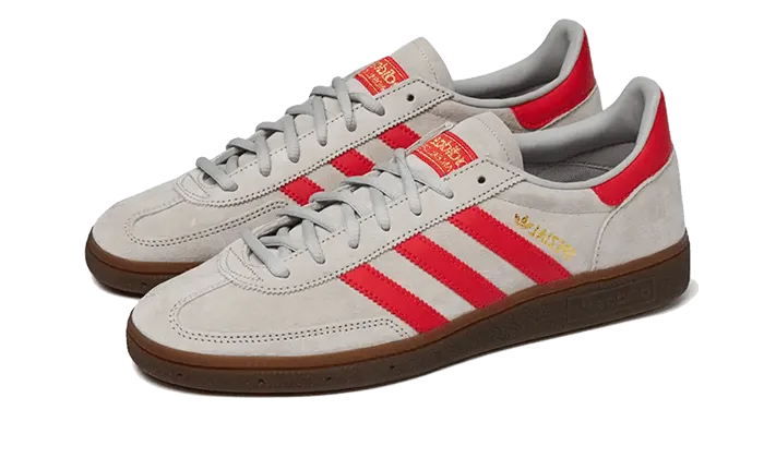 Adidas Handball Spezial Grey Two Hi-Res Red