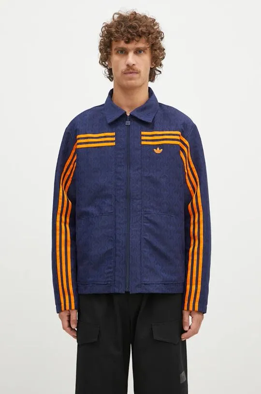 adidas Originals jacket Club Jacket men's navy blue color JN5959