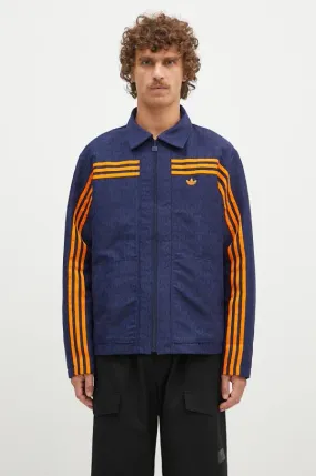 adidas Originals jacket Club Jacket men's navy blue color JN5959