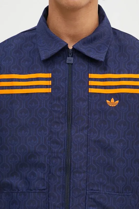 adidas Originals jacket Club Jacket men's navy blue color JN5959