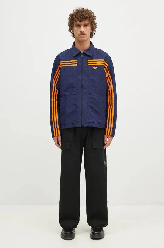 adidas Originals jacket Club Jacket men's navy blue color JN5959