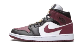 Air Jordan 1 Mid SE Black Dark Beetroot