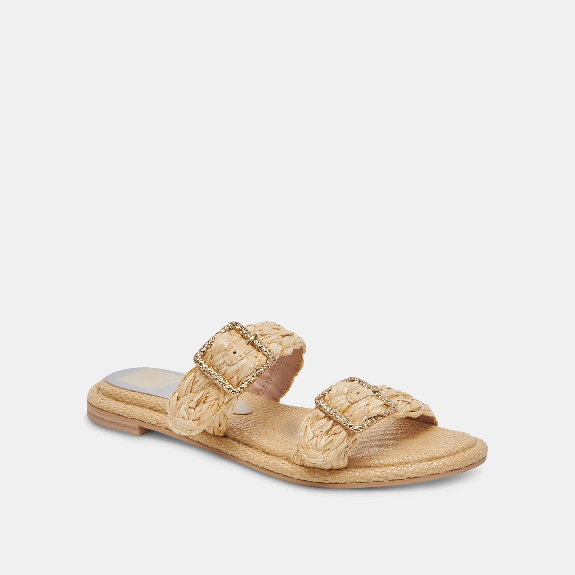 ALAINA SANDALS LT NATURAL RAFFIA - re:vita