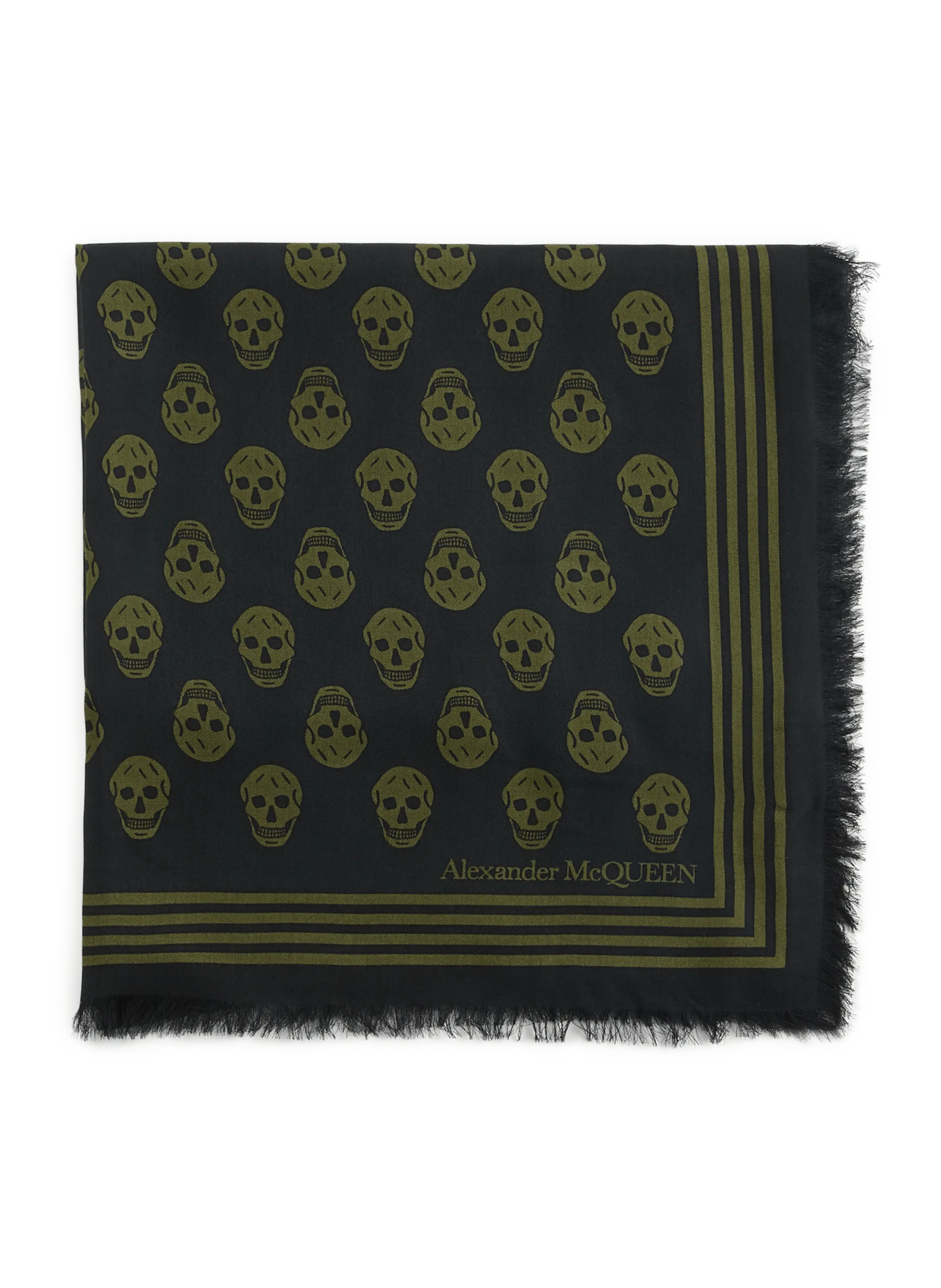 Alexander mcqueen  Printed scarf  - Black