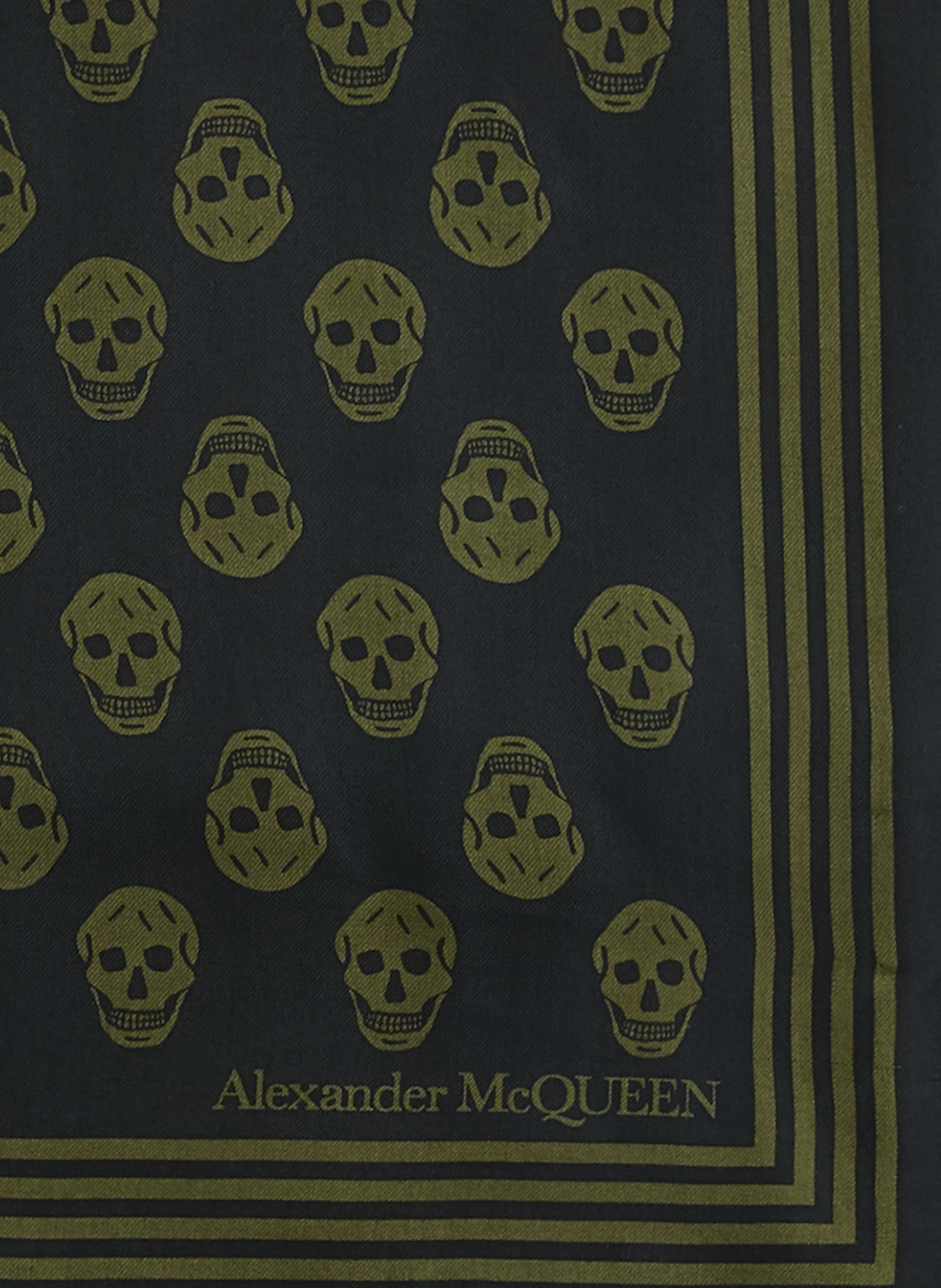 Alexander mcqueen  Printed scarf  - Black