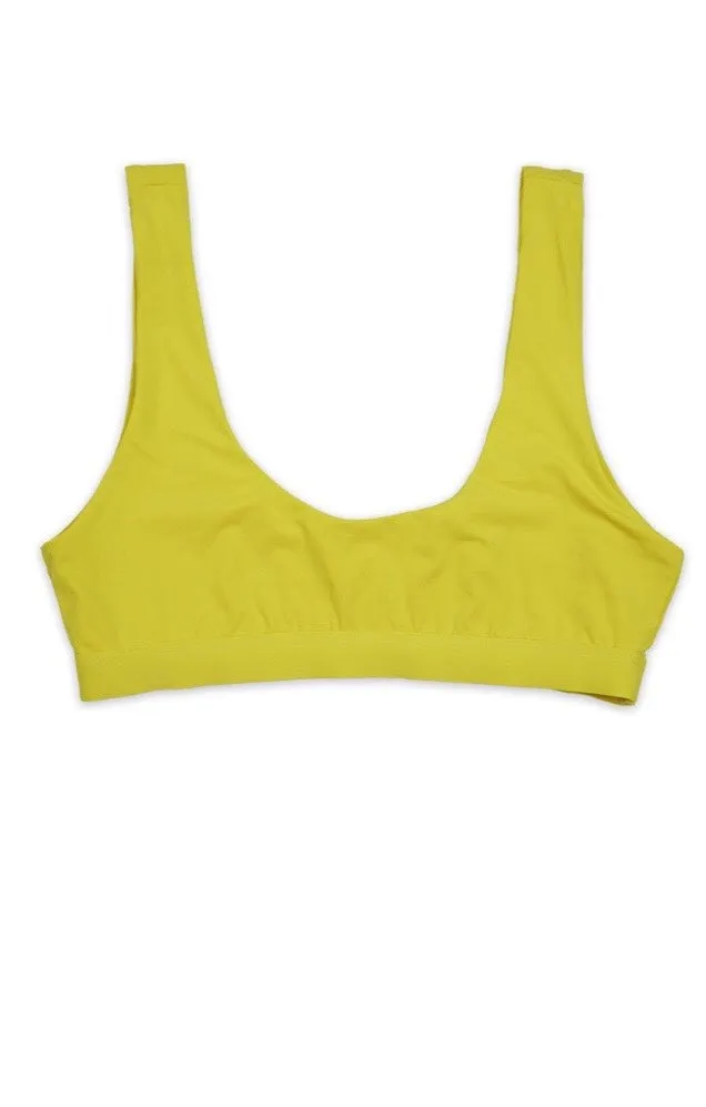 Amaka Yellow Bikini Tank Top