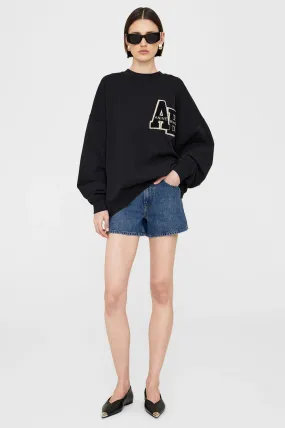 Anine Bing Miles Oversized Sweatshirt Letterman