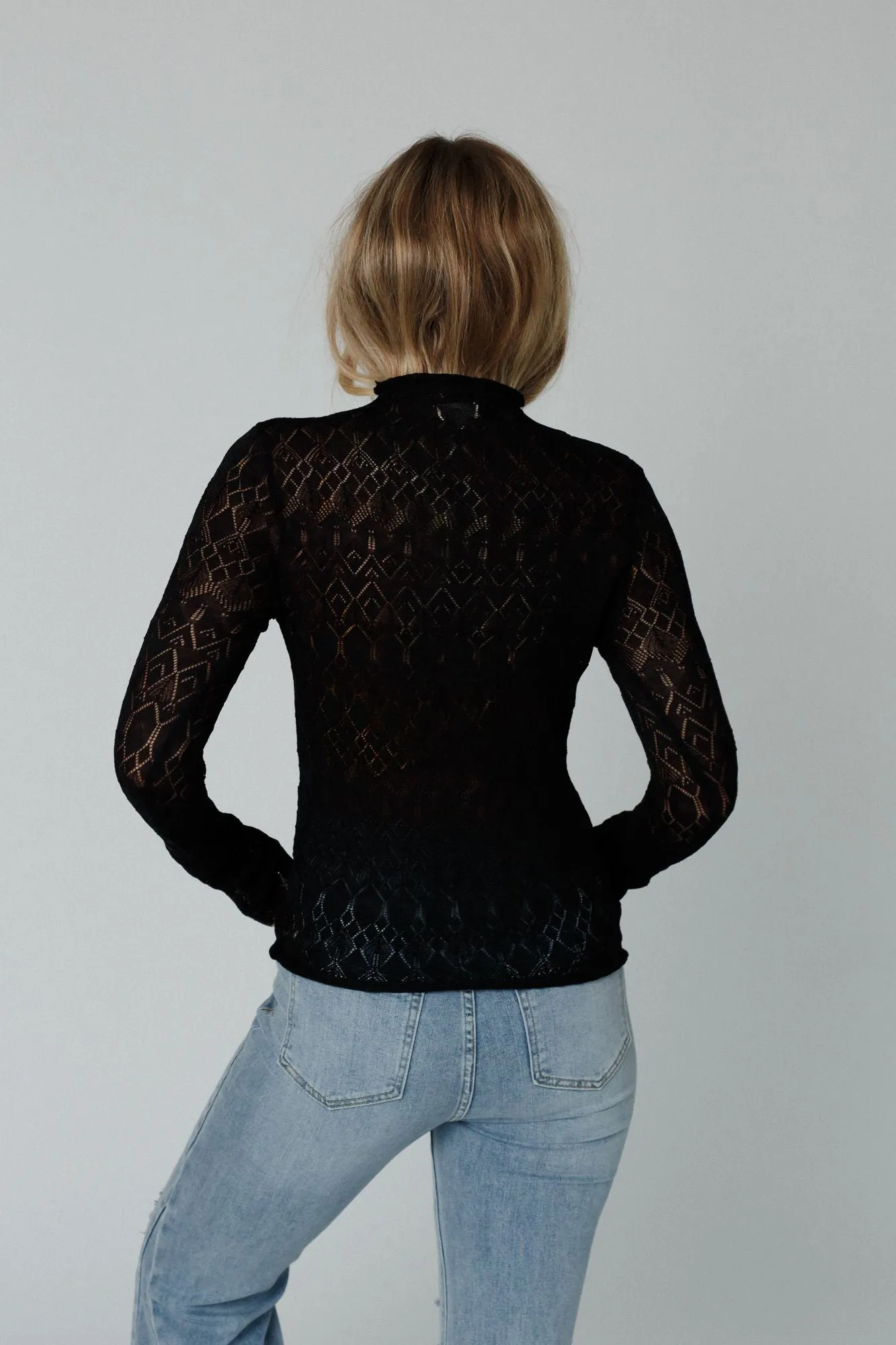 Any Moment Knit Top - Black