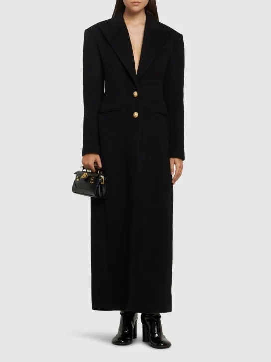 Balmain   Wool & cashmere long coat 