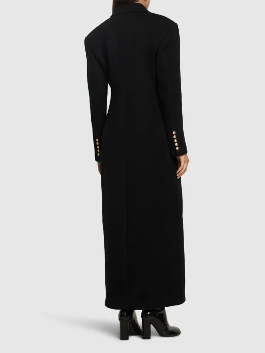 Balmain   Wool & cashmere long coat 