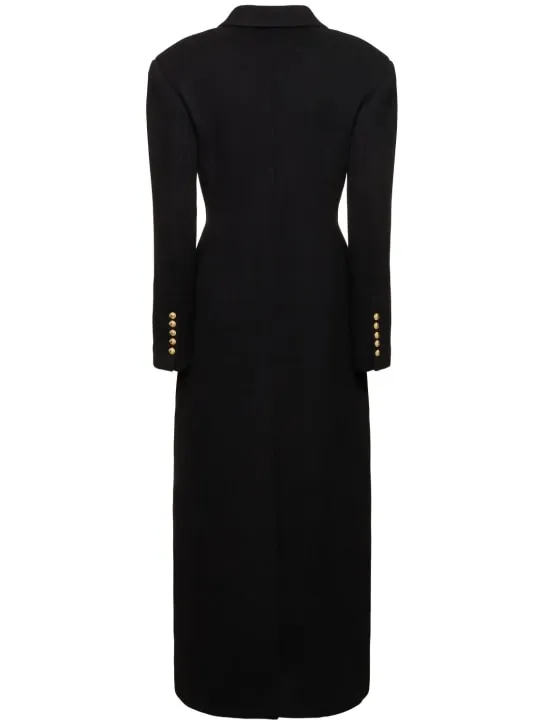 Balmain   Wool & cashmere long coat 