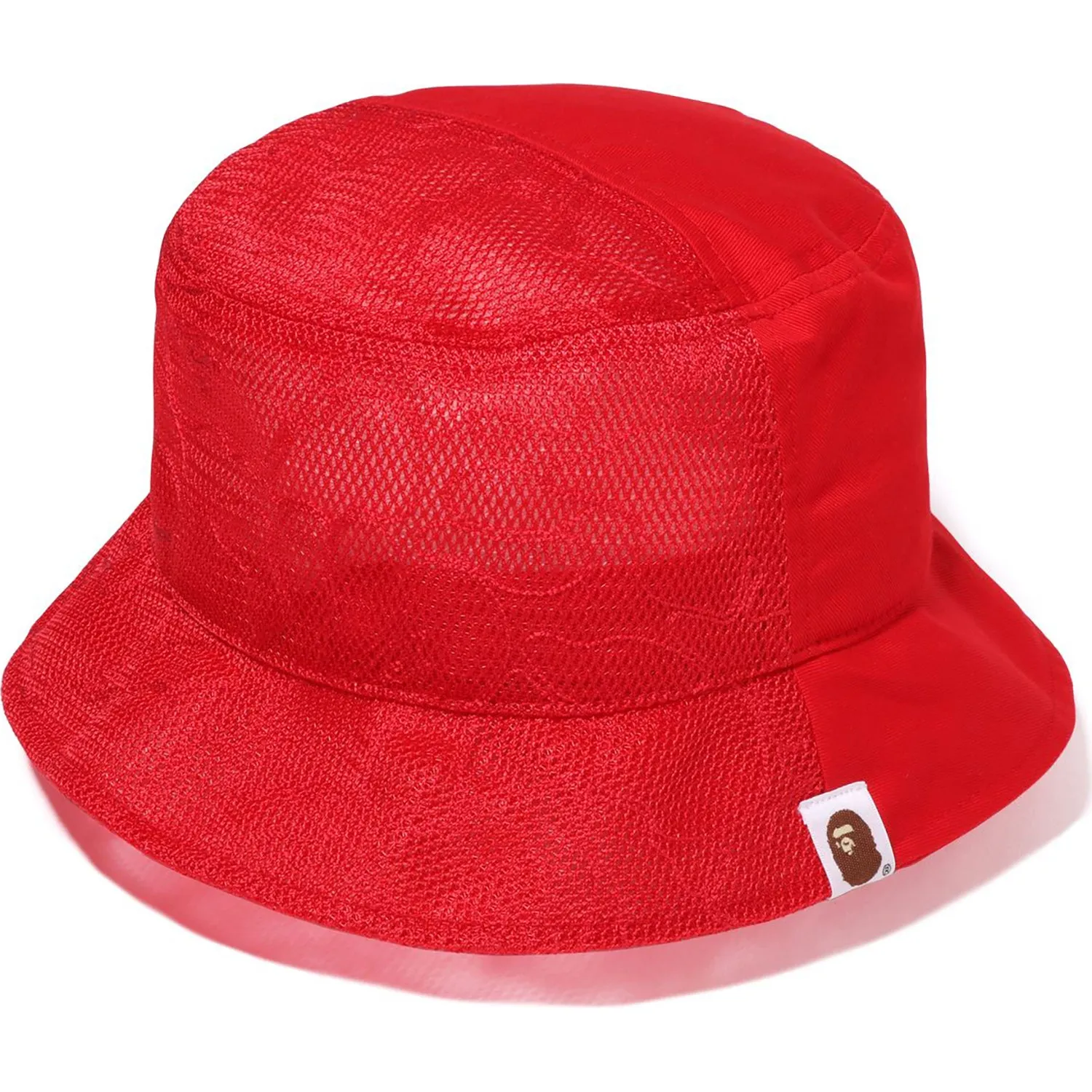 BAPE HALF MESH BUCKET HAT MENS