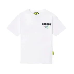 Barrow T-Shirt Branded Whte