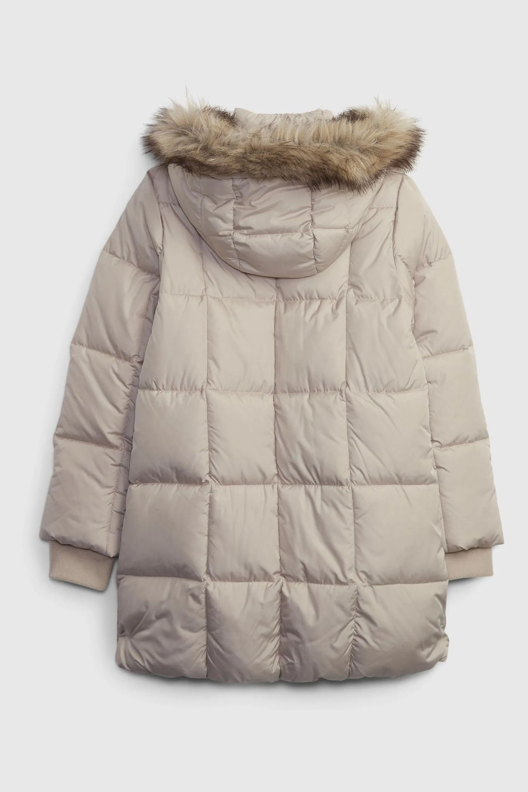 Beige Heavy Weight Parka Coat (4-13yrs)