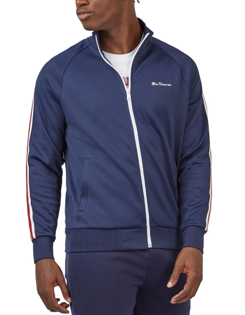 Ben Sherman House Tarped Track Jacket Marine