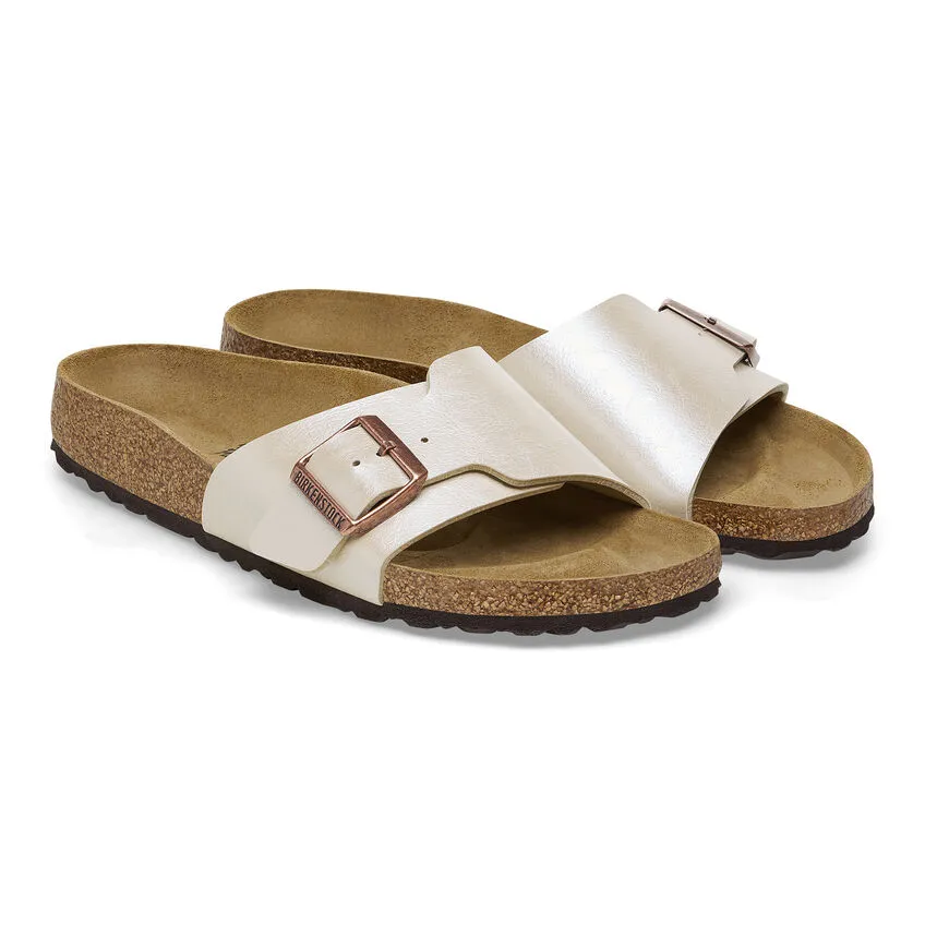 Birkenstock Women’s Catalina Slip On Sandals-Graceful Pearl White