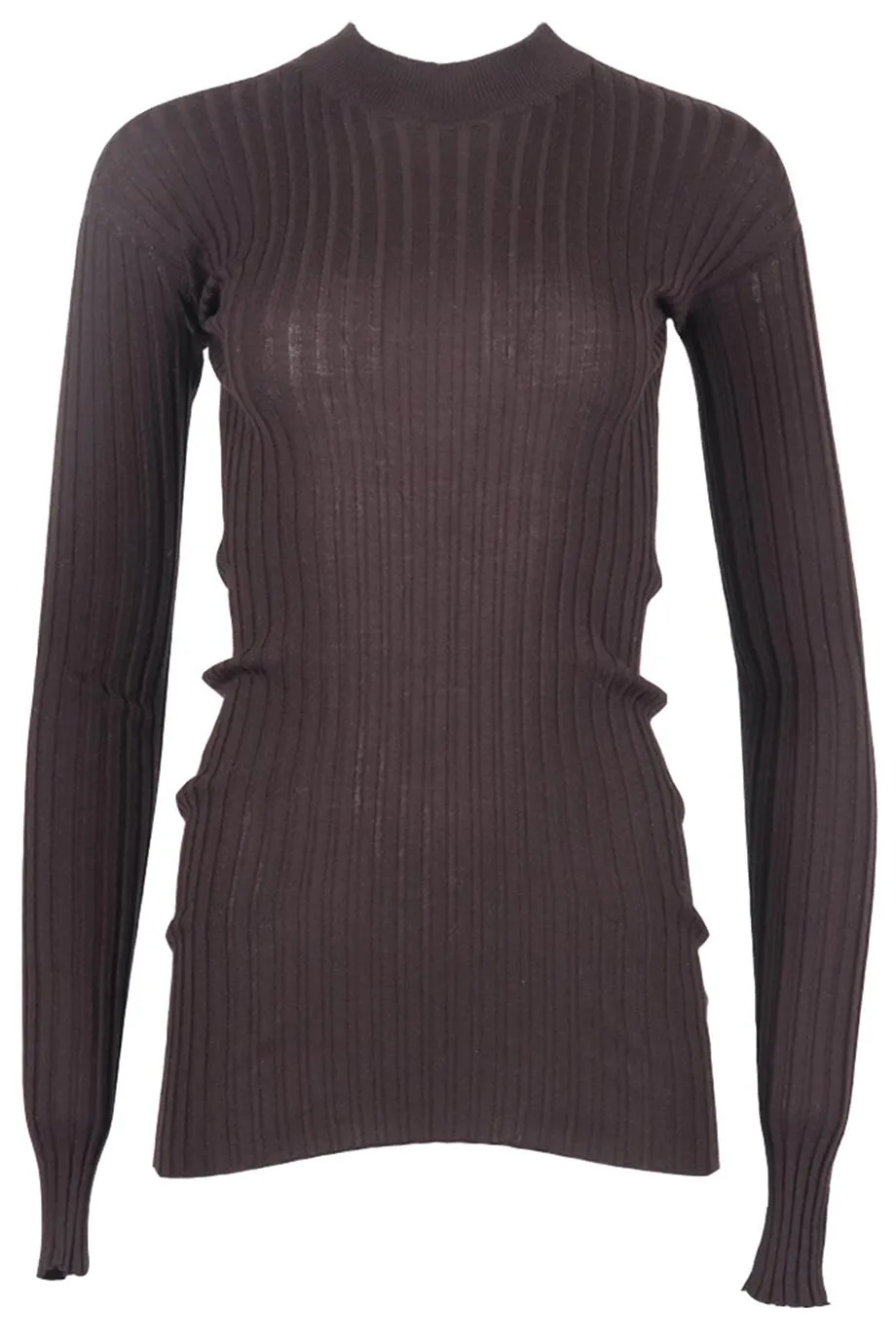 BOTTEGA VENETA STRETCH JERSEY SWEATER SMALL