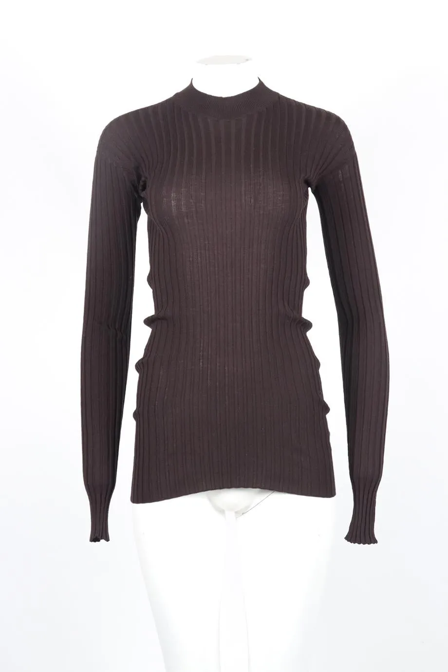 BOTTEGA VENETA STRETCH JERSEY SWEATER SMALL