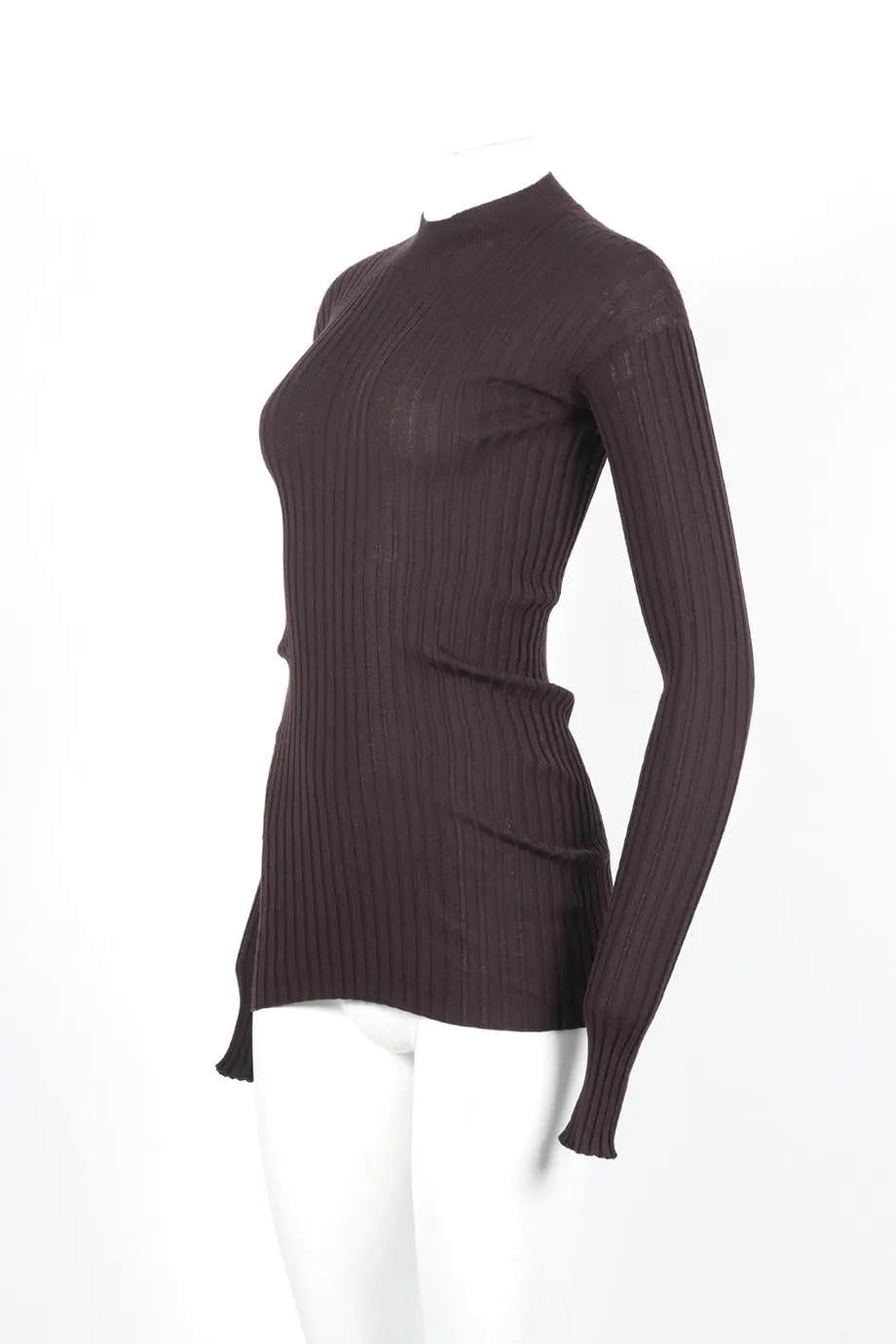 BOTTEGA VENETA STRETCH JERSEY SWEATER SMALL