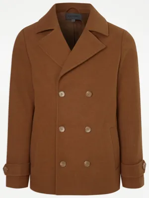 Brown Formal Coat | Men | George at ASDA