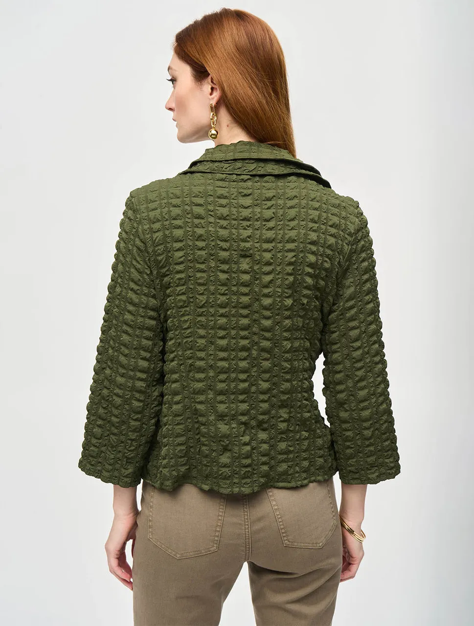 Bubble Woven Cropped Jacket | Joseph Ribkoff