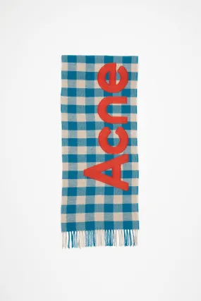 Check logo scarf