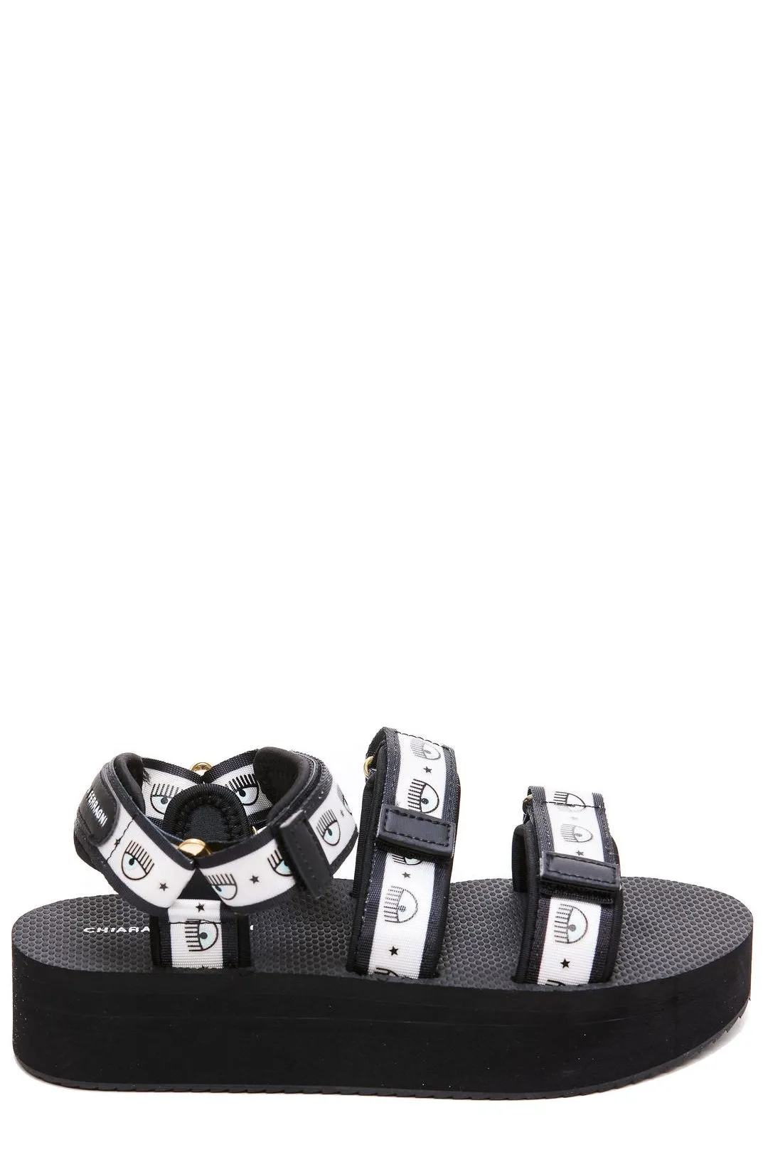 Chiara Ferragni Logomania Double Strap Sandals