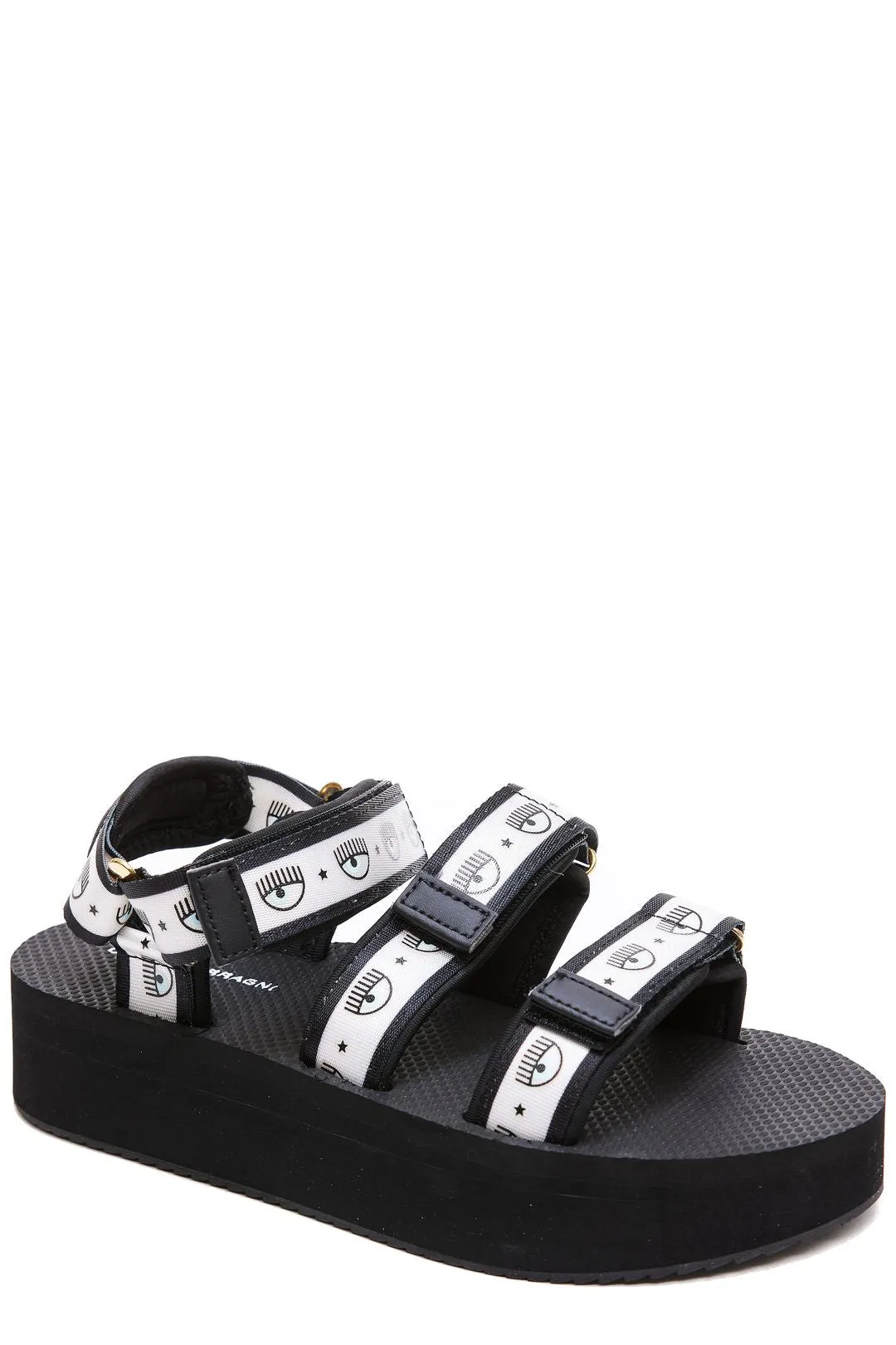 Chiara Ferragni Logomania Double Strap Sandals