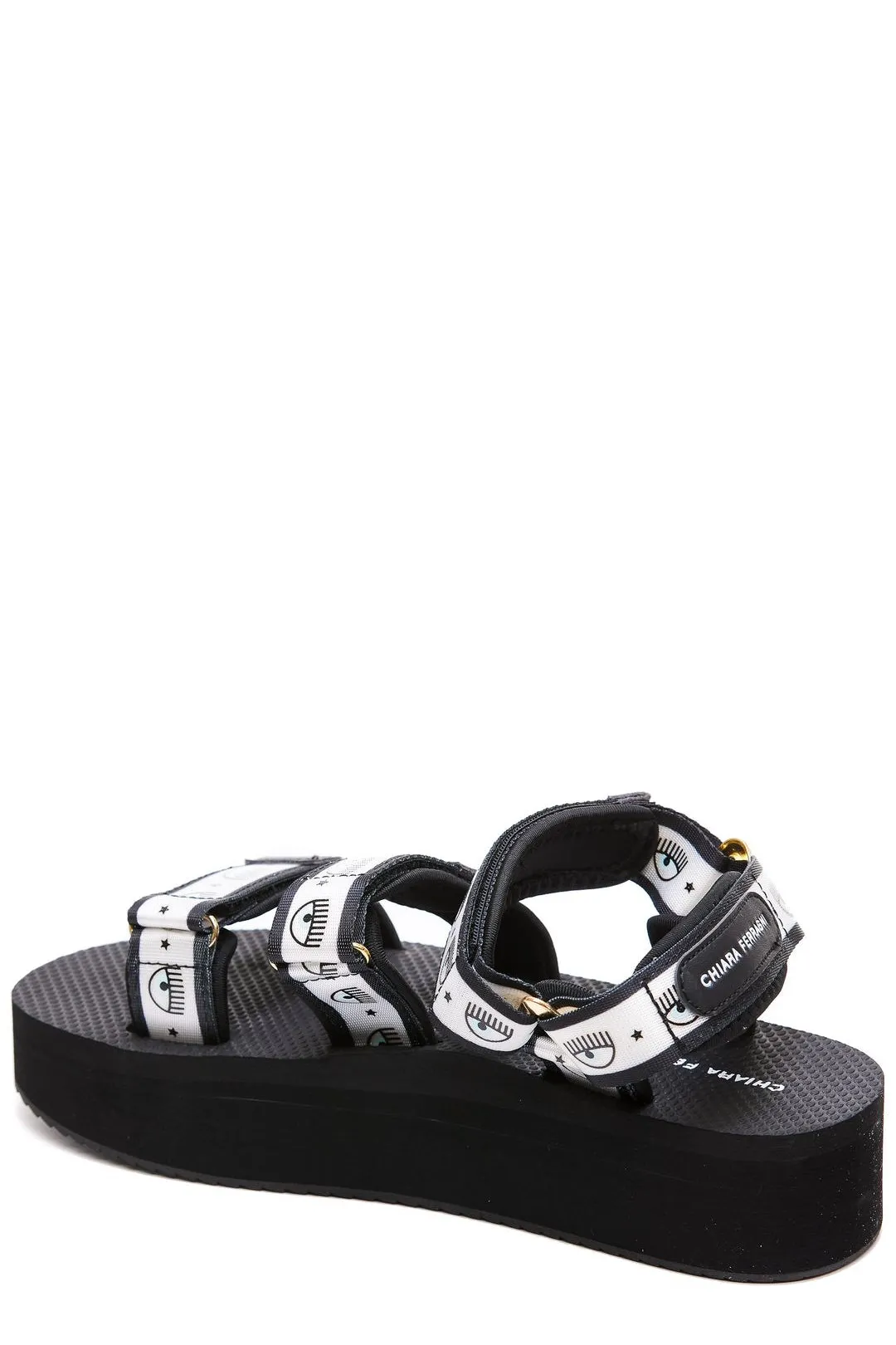 Chiara Ferragni Logomania Double Strap Sandals