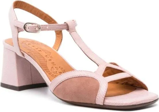 Chie Mihara Lipe 65mm suede sandals Pink