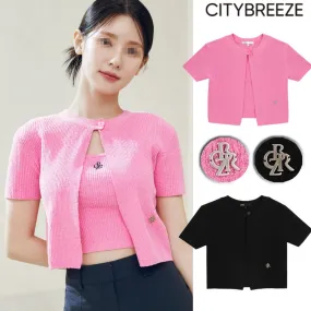 citybreeze  |Casual Style Street Style Plain Short Sleeves Elegant Style