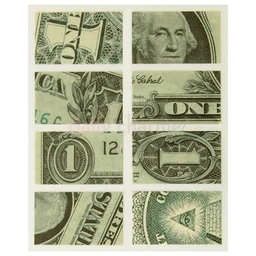 Clou Japanese Nail Art Sticker / Dollar Bill