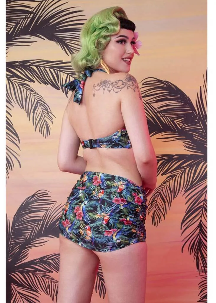 Collectif x Playful Promises Jungle Bikini Top Multi