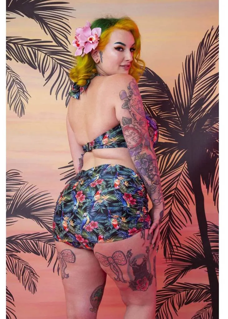 Collectif x Playful Promises Jungle Bikini Top Multi