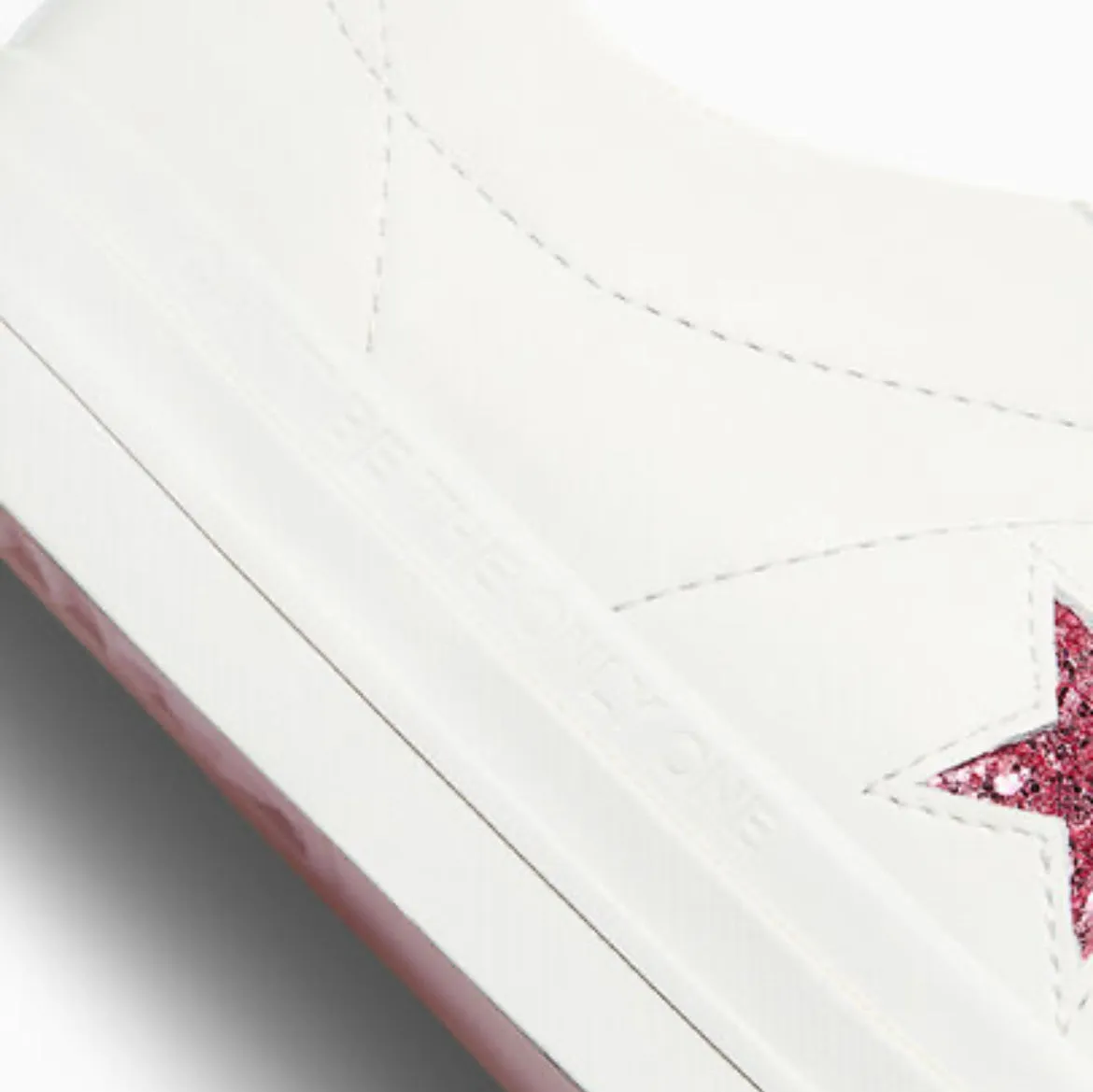 Converse One Star Pro Ox x Turnstile (White/Pink/White)