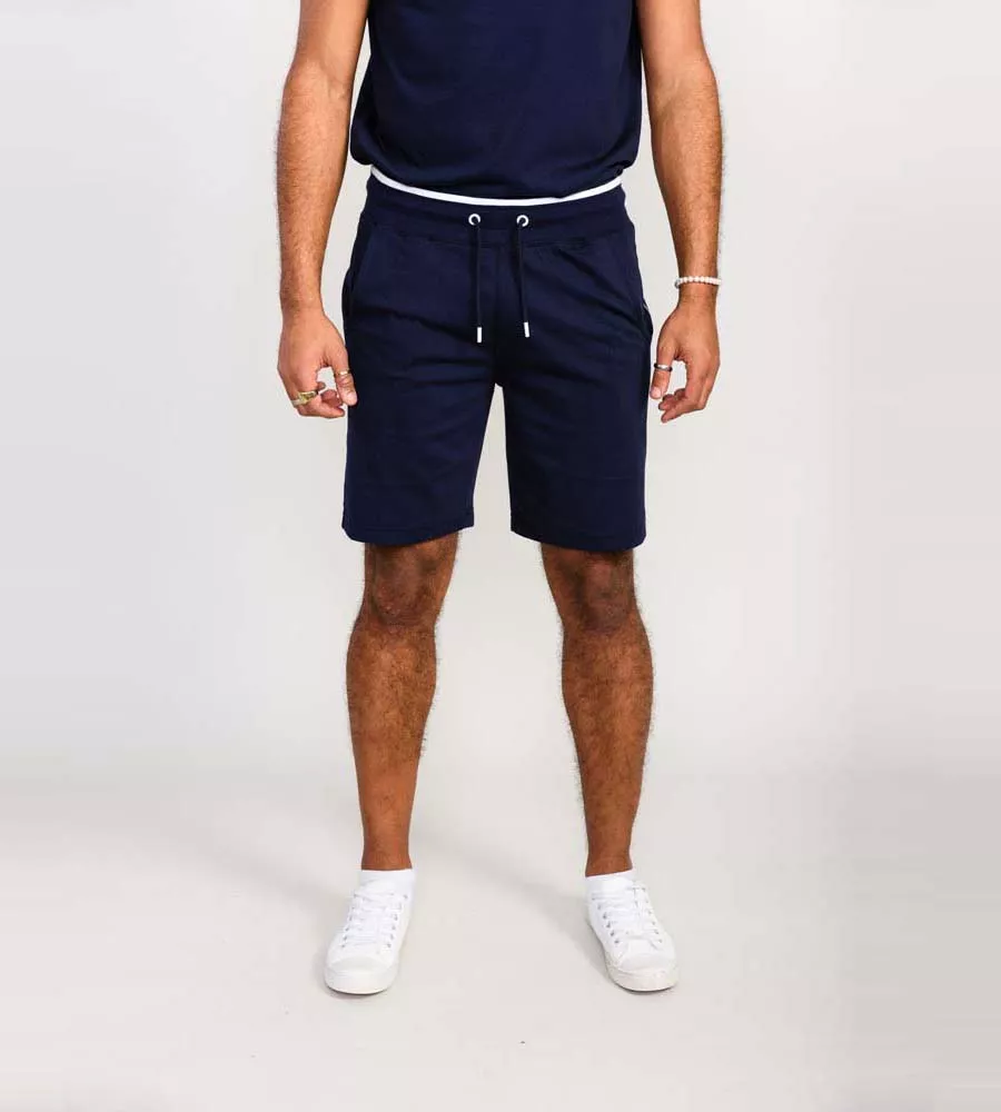 D555 Mens Couture Elasticated Waistband Shorts With Branded Side Panels (BRANTHAM)