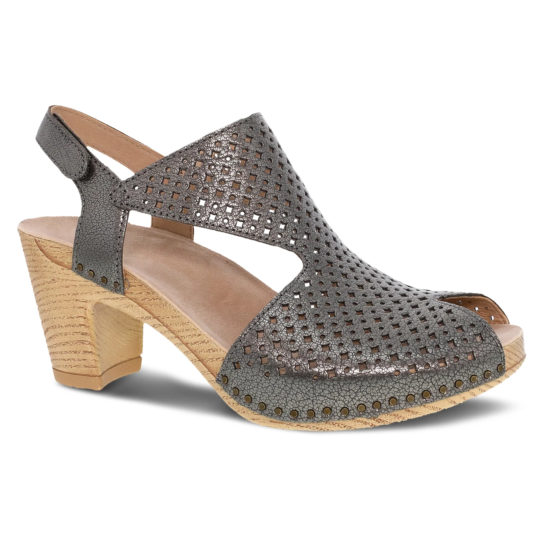 Dansko Women’s Teagan Sandals- Gunmetal