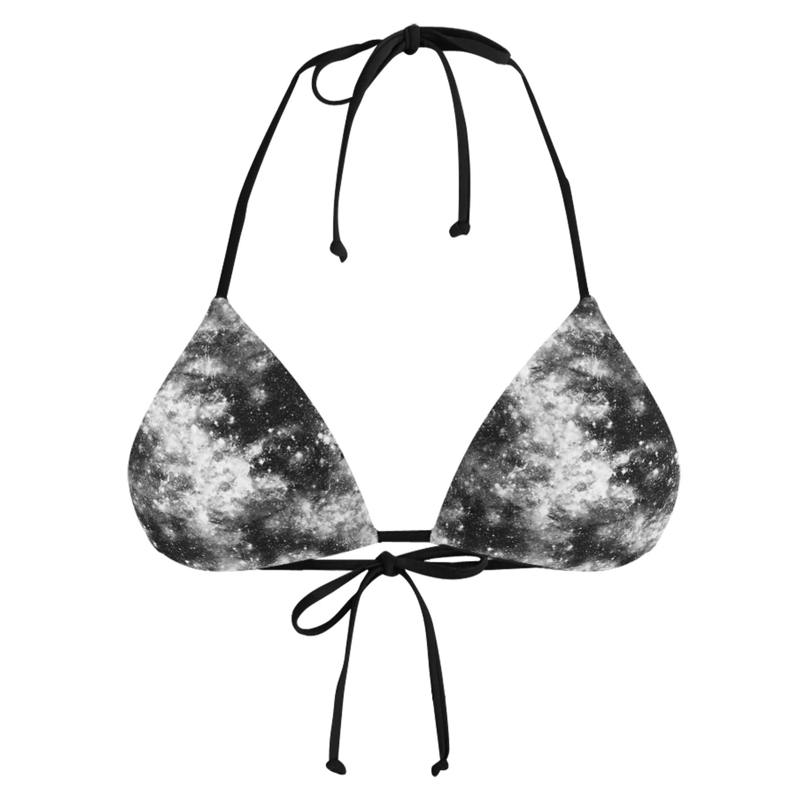 DARK GALAXY BLACK STRING BIKINI TOP