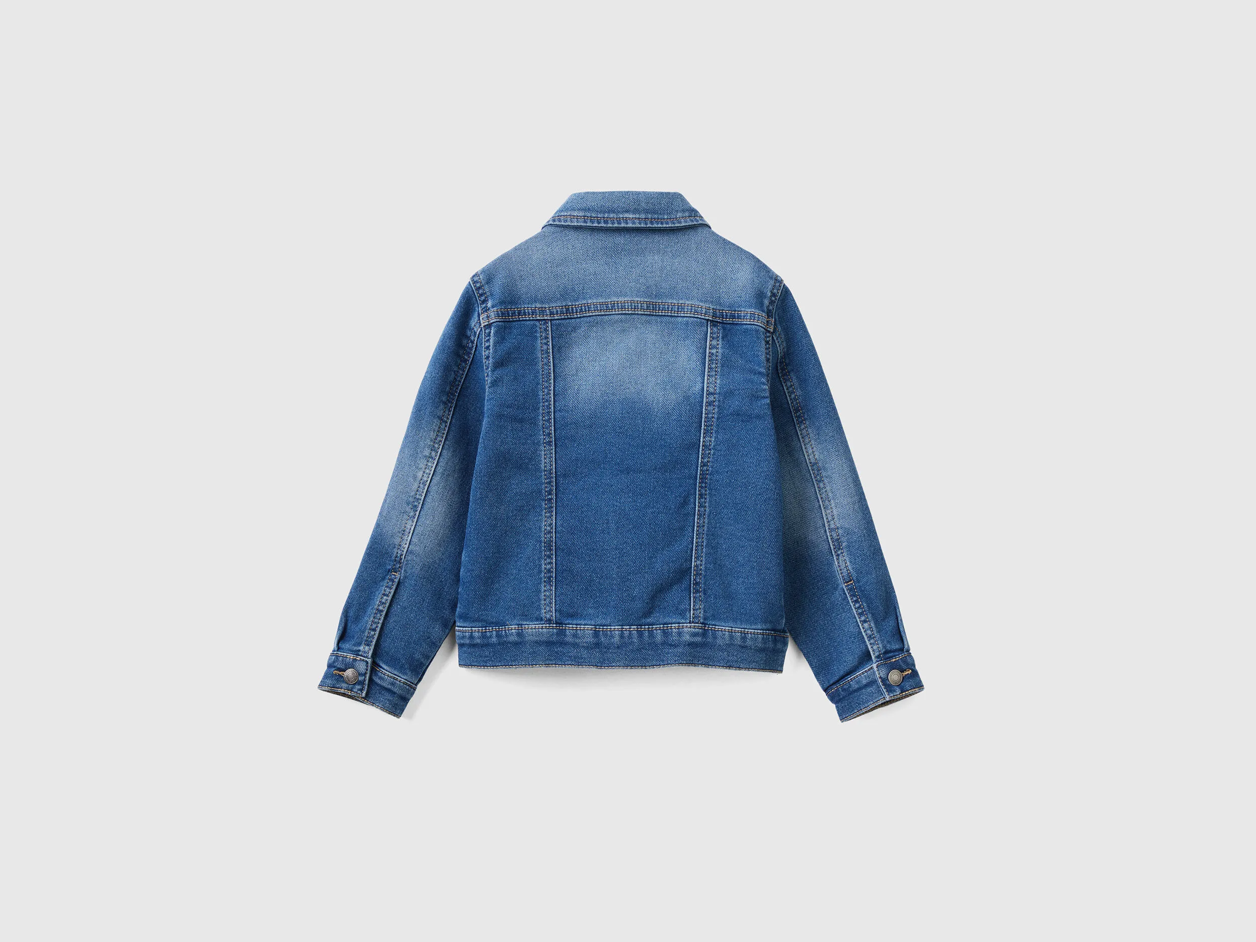 Denim jacket - Dark Blue | Benetton