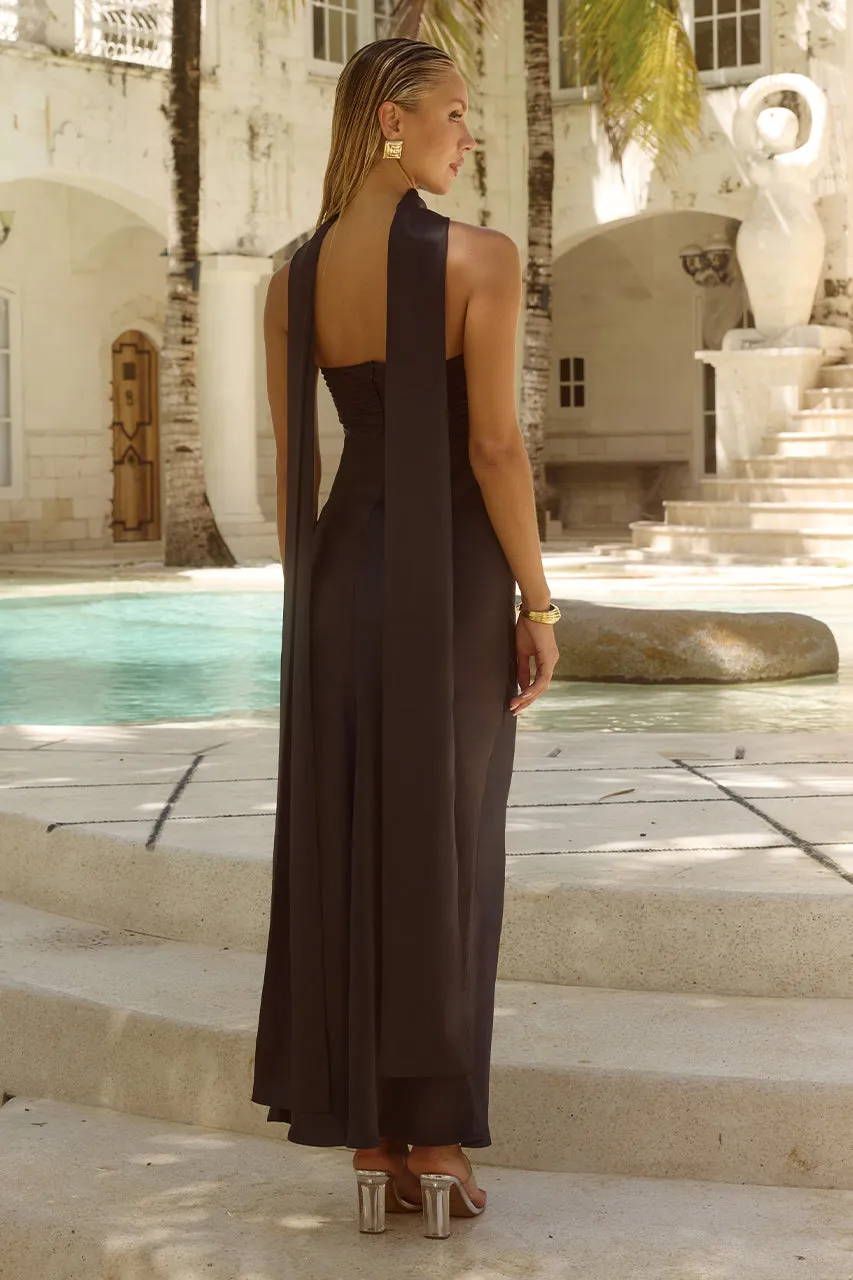 ELSA MAXI DRESS - BLACK