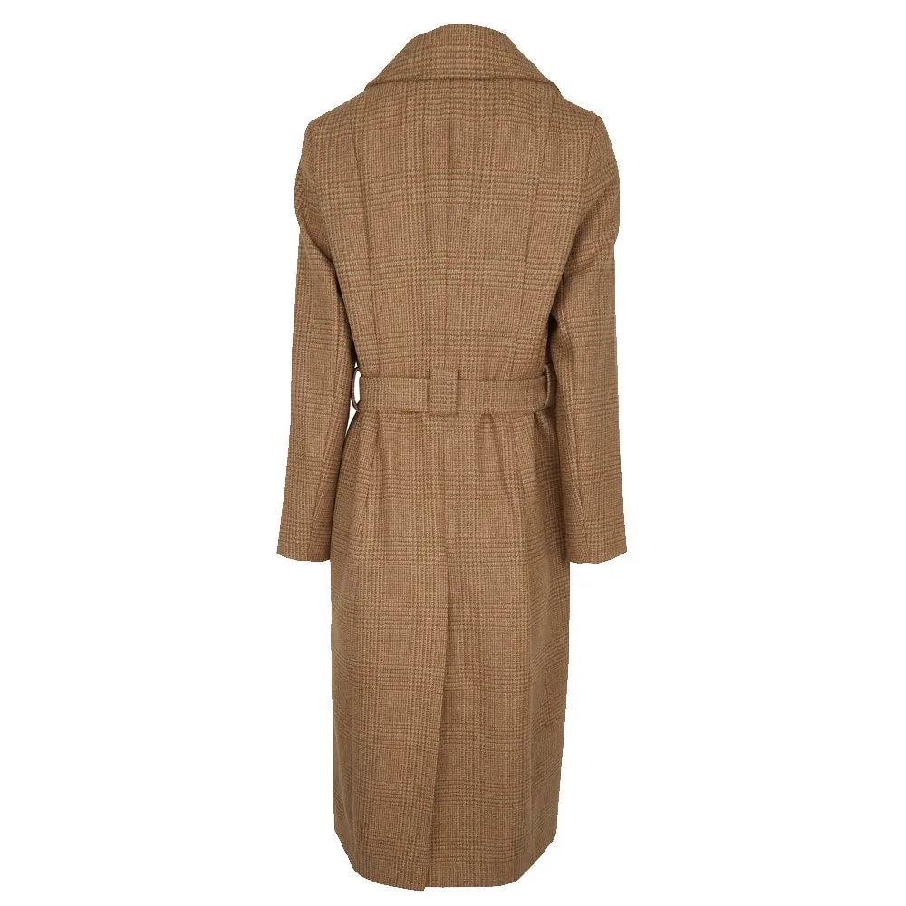 Farlows Ladies Sloane Wrap Tweed Coat