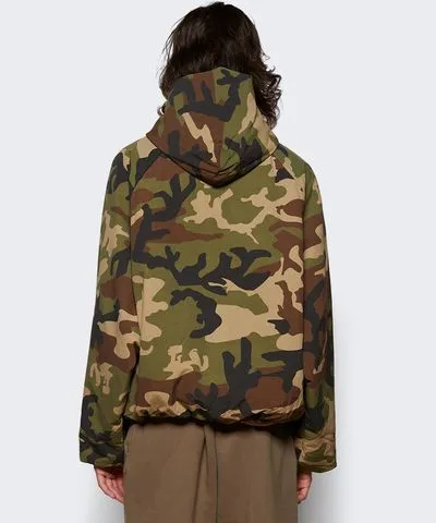 Fear of God Military Hooded Jacket Woodland Camo