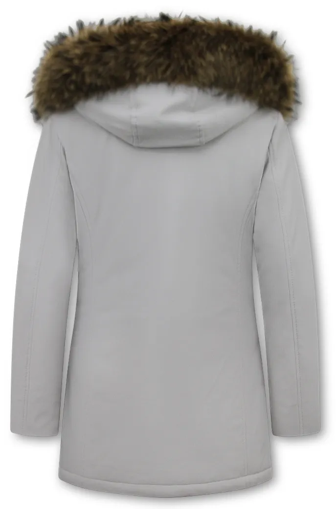 Fox Fur Winter Coat Women White |