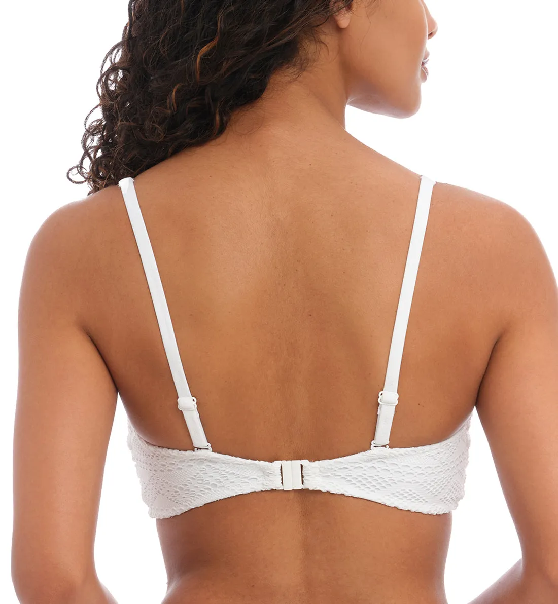 Freya Sundance Concealed Underwire Bralette Bikini Top (4000) - White