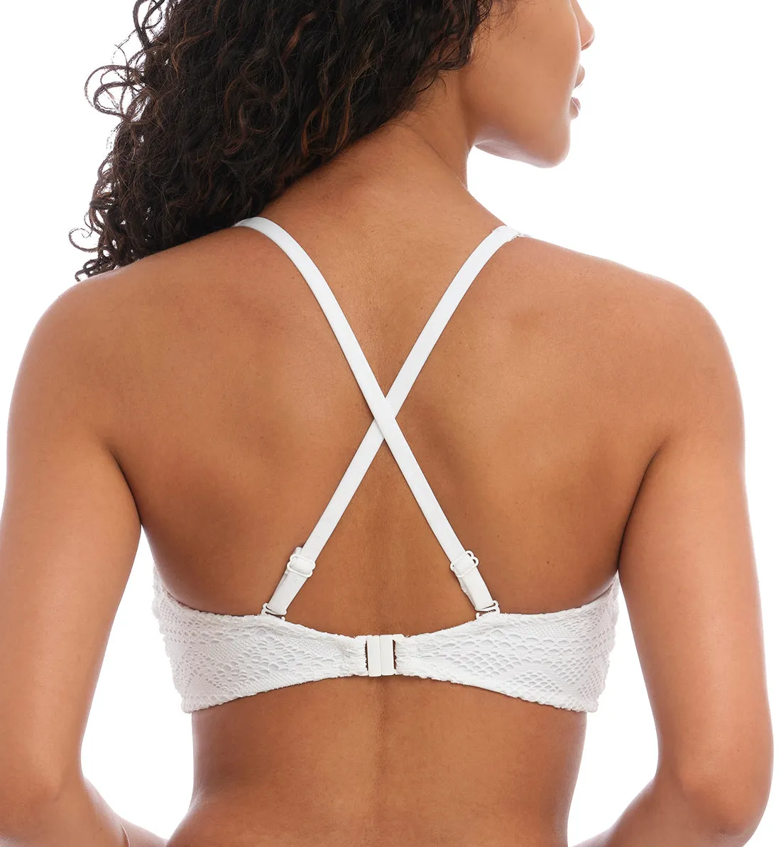 Freya Sundance Concealed Underwire Bralette Bikini Top (4000) - White