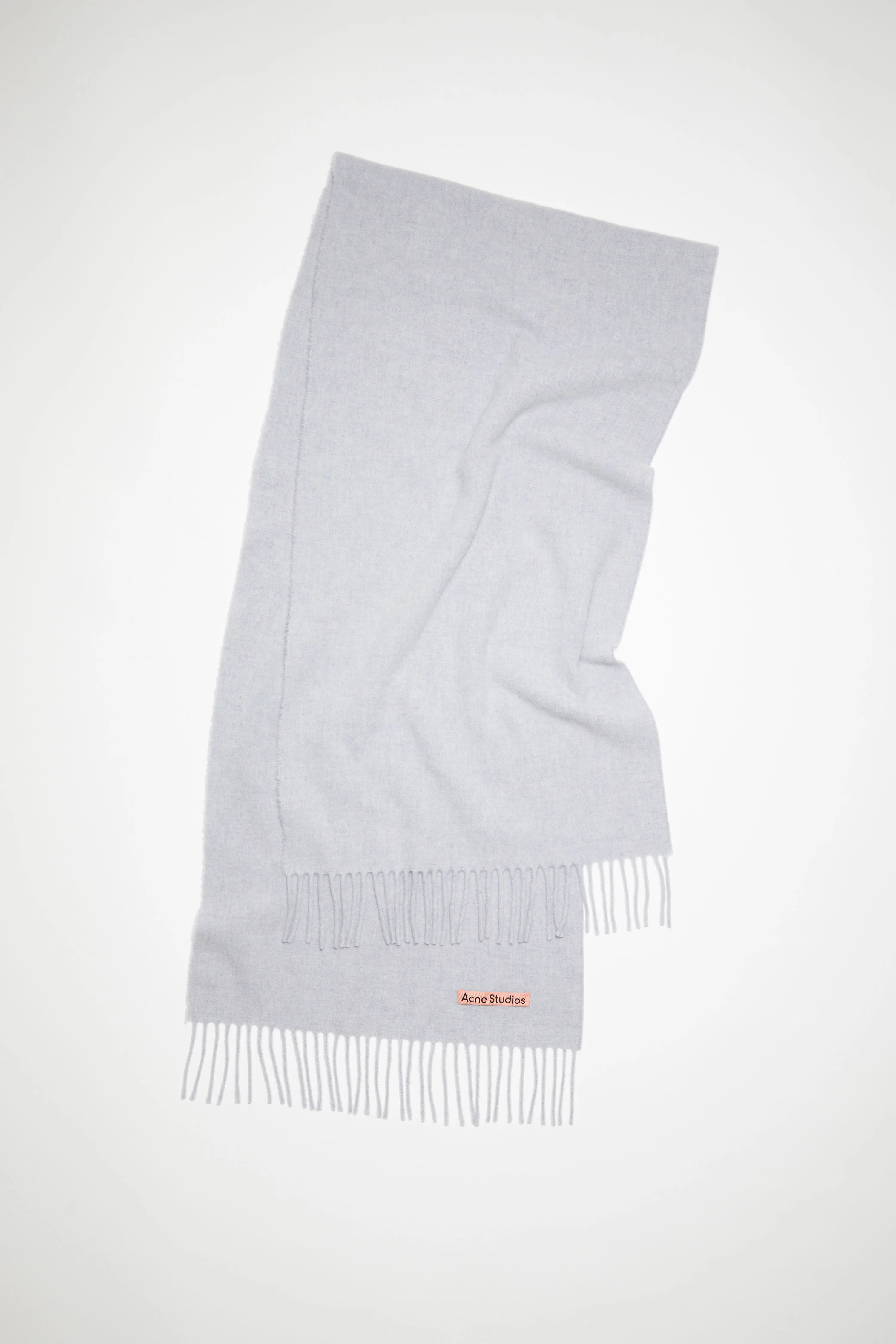 Fringe wool scarf – Narrow