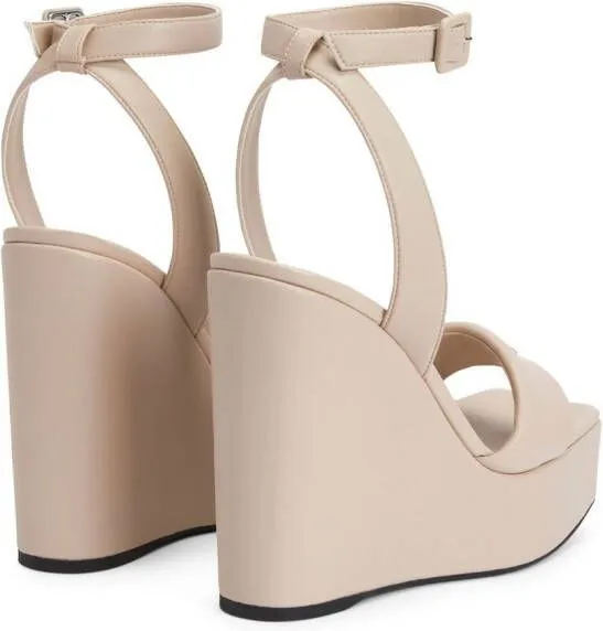 Giuseppe Zanotti Meissa platform 130mm sandals Neutrals