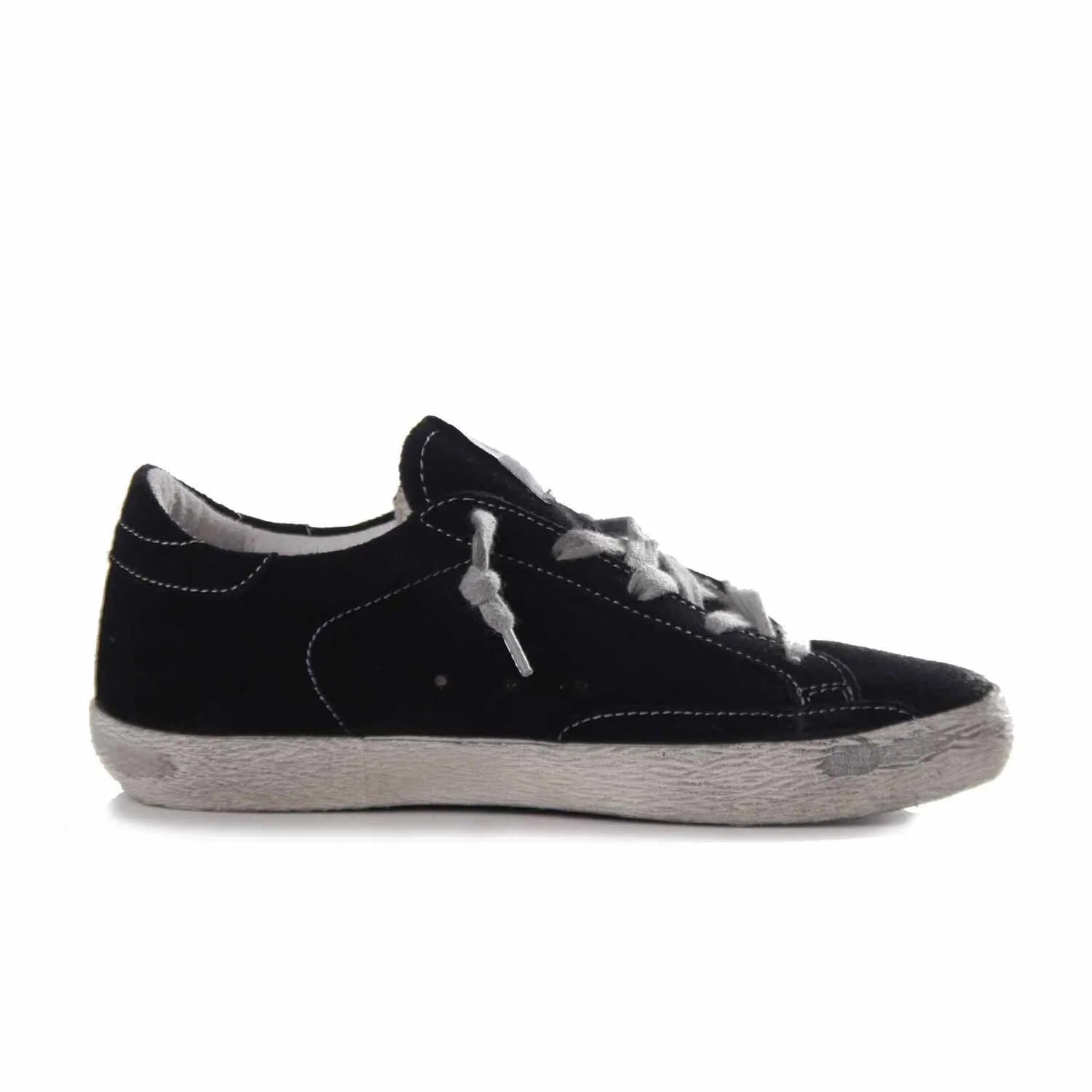 Golden Goose Black Suede Sneaker For Boys